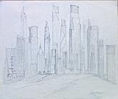 many original architectural renderings  14x17